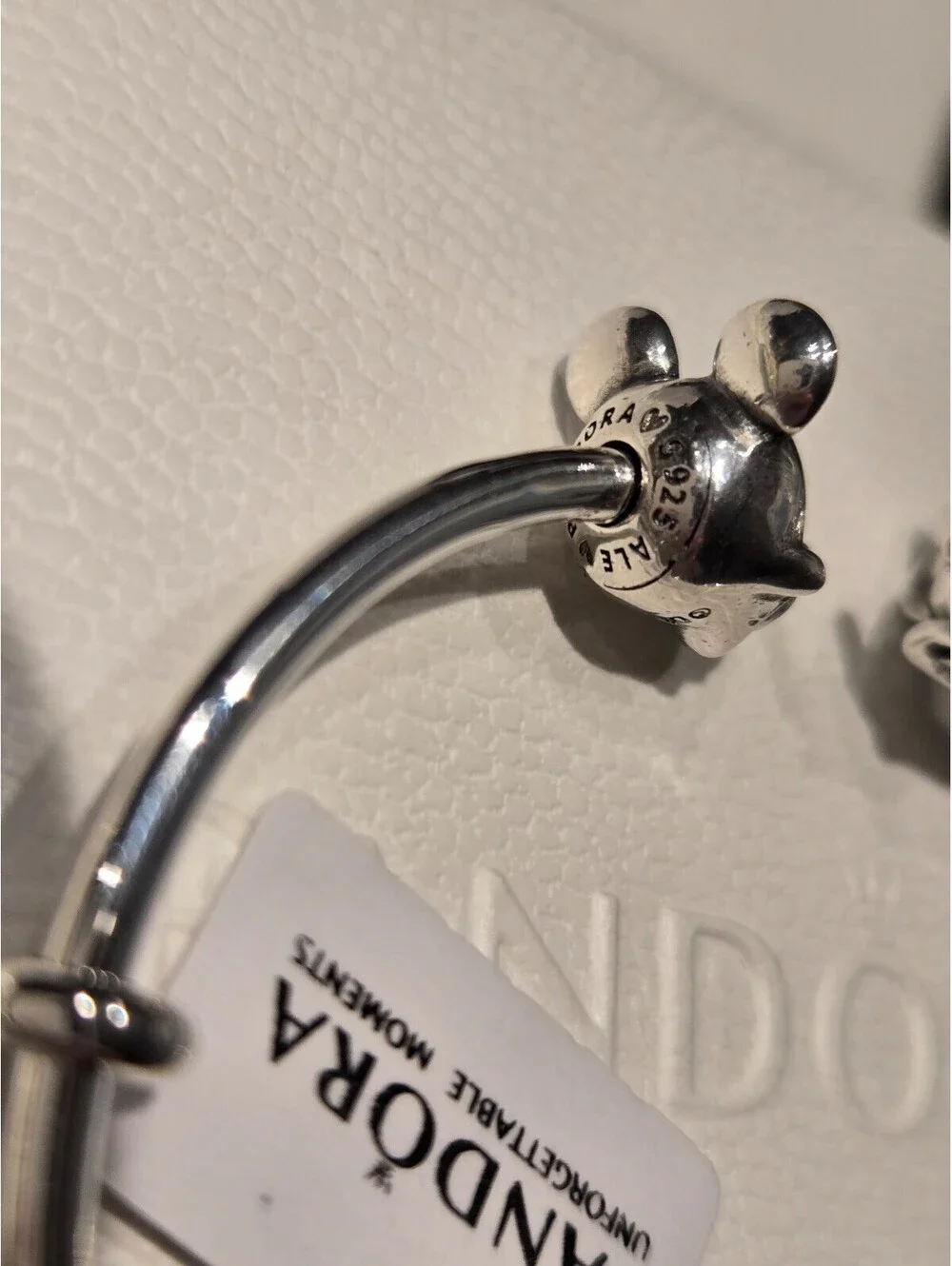 Pandora bracelet s925 ale disney mickey minnie bangle